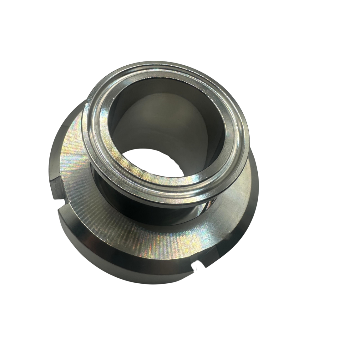 Pieza de conexión para tanques y sistemas CIP, Tri-Clamp a DIN-40