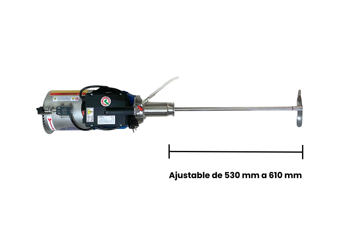 Ajustable de 530 mm a 610 mm