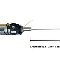 Ajustable de 530 mm a 610 mm