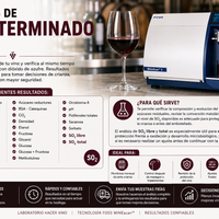 Análisis para vino
