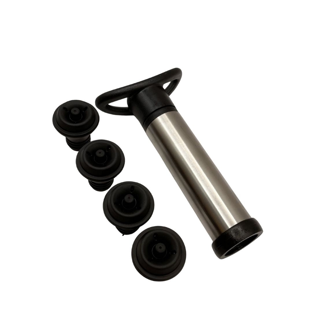 Bomba manual de vacío para sellar botellas de vino