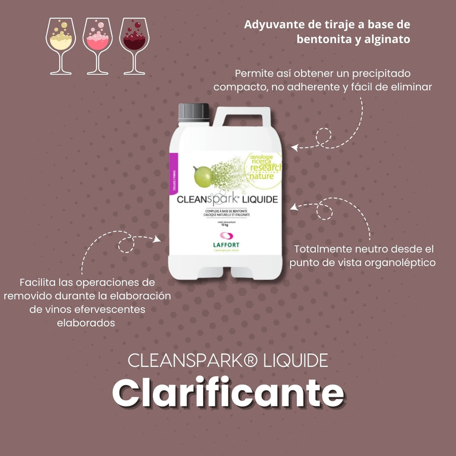 Clarificante a base de bentonita y alginato - CLEANSPARK® LIQUIDE