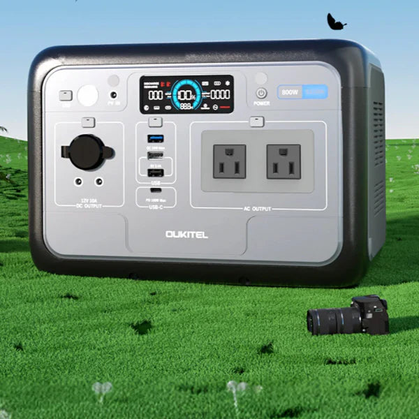 Estación de Energía Portátil Oukitel P800 de 800 W con Batería LiFePO4