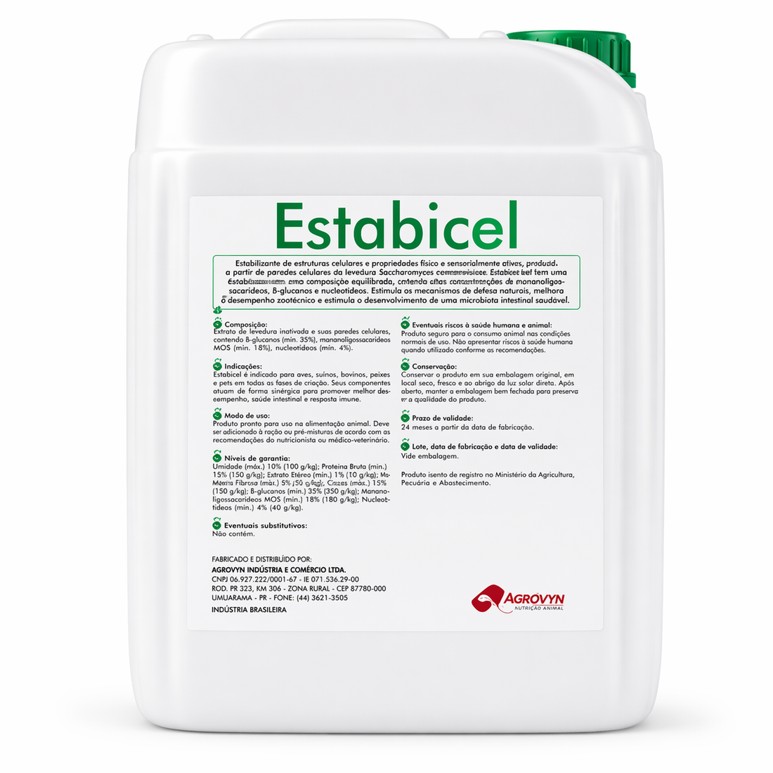 Estabicel CMC Agrovin 22 kg para Estabilización Tartárica del vino
