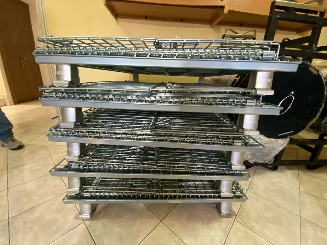 Reja para Botellas de Vino – Rack Galvanizado 40 x 48" Base 42"