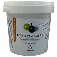 Pastillas de sulfuroso para sanitización de barricas (mechas de azufre)