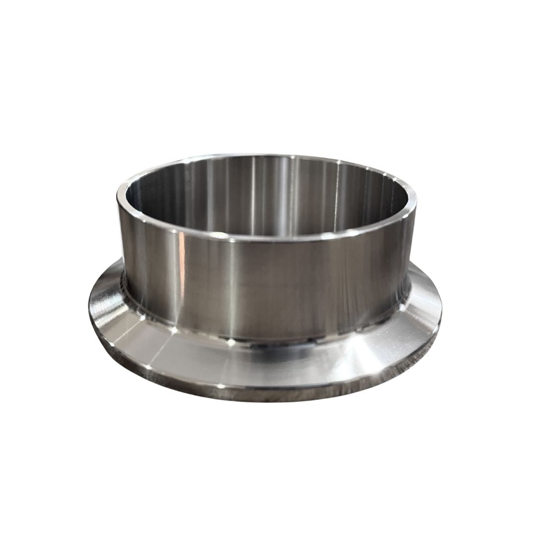 Férula soldable TriClamp en acero inoxidable vista de frente 2