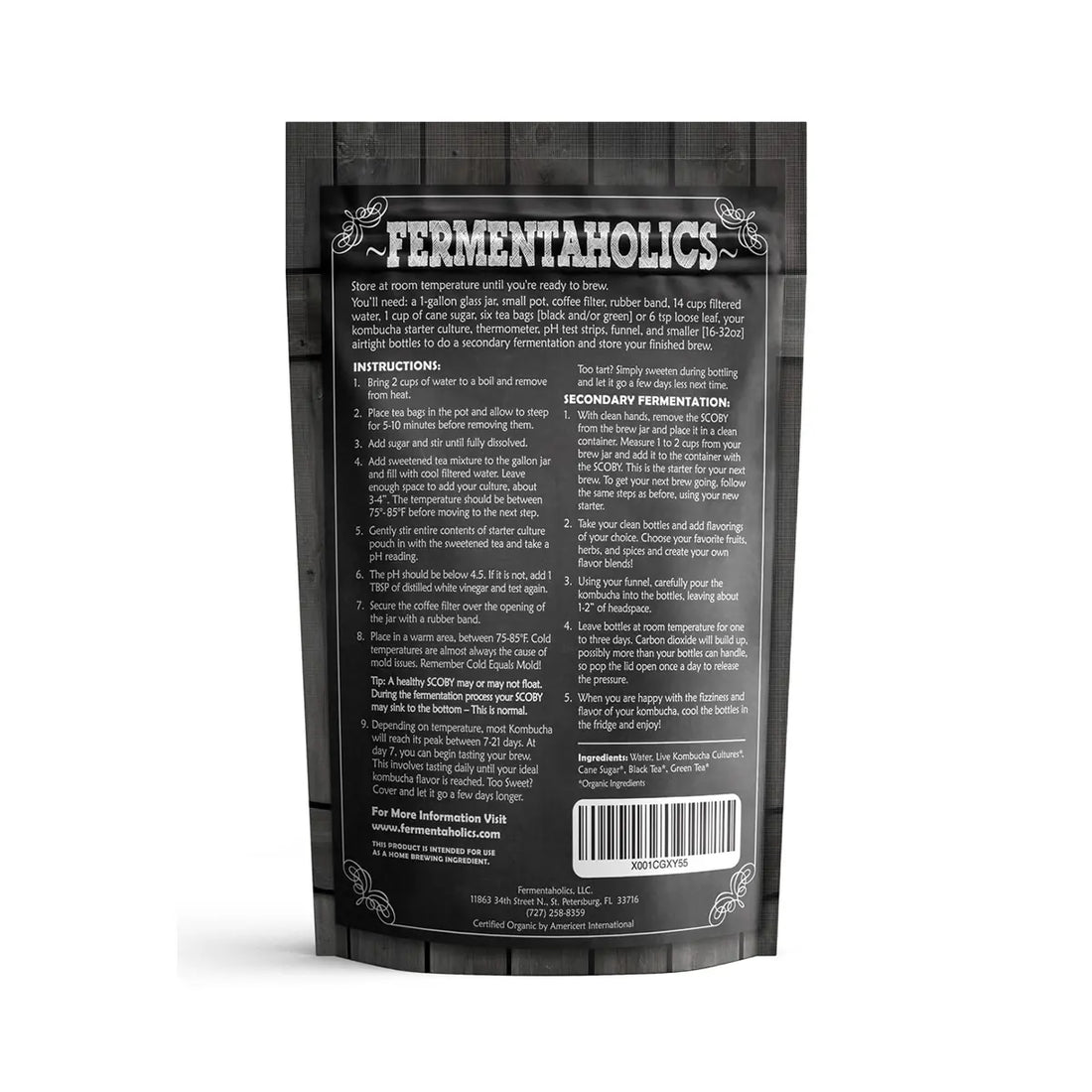 Scoby para fermentación de kombucha Cultivo con pelicula de 4" para 1 galón