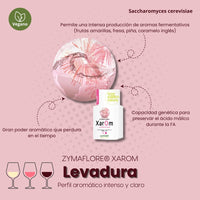 Levadura Xarom para vino Blanco y Rosado aromático