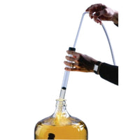Detalle de Auto Sifón Grande 1/2" para Trasvases y Llenado de Botellas de Vino para embotellado de vino
