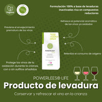 Bolsa de Powerlees Life de Laffort para proteger vinos en crianza o barrica o madera 