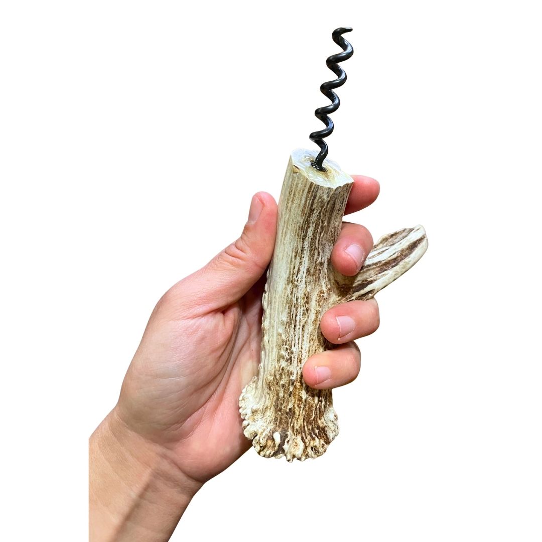 Sacacorcho cuerno de venado tamaño