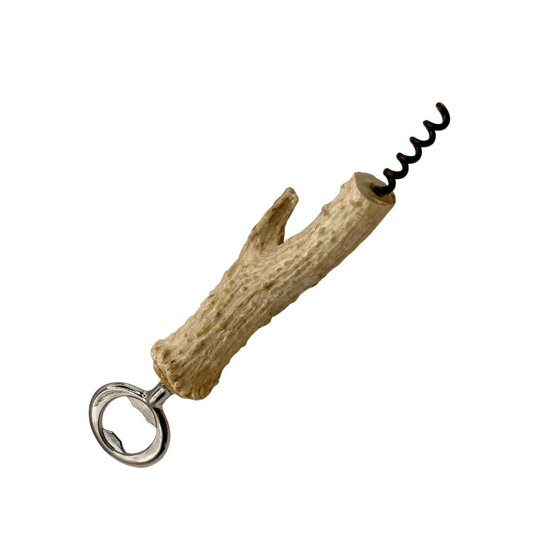 Sacacorchos cuerno de venado con destapador