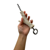 Sacacorchos y destapador