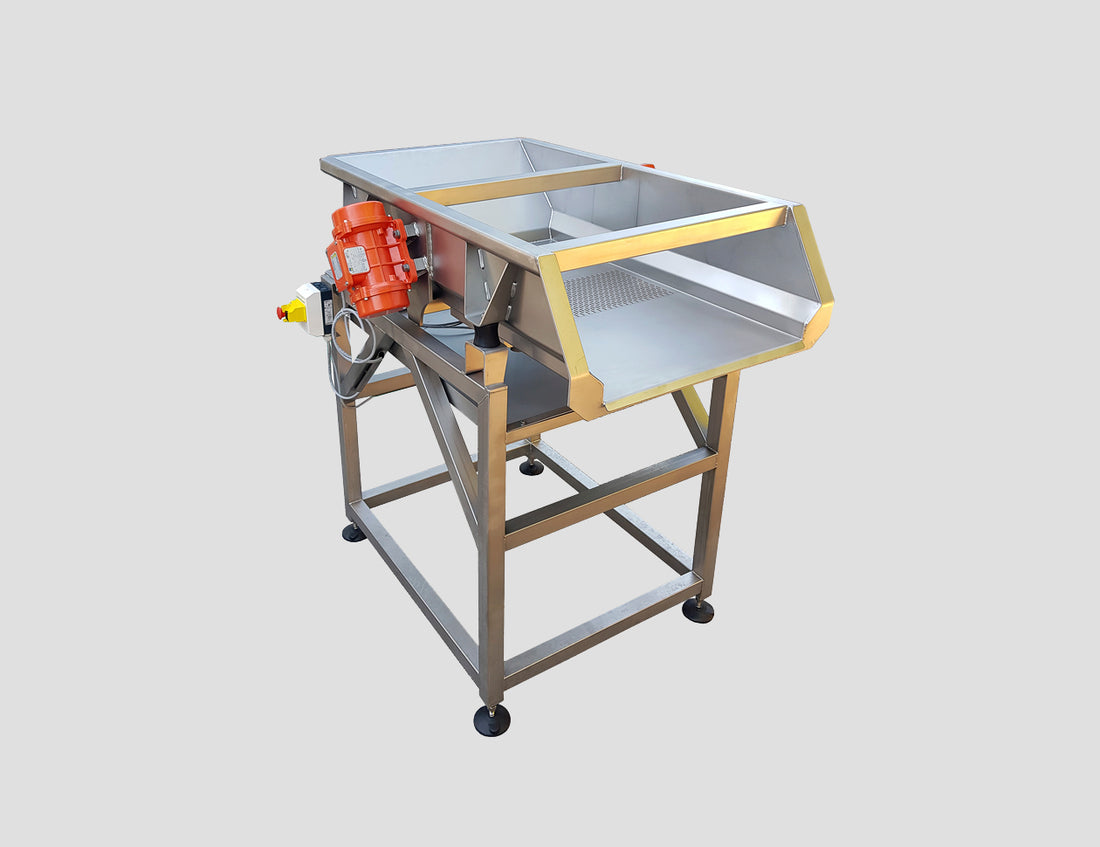 Mesa vibratoria Zambelli para proceso de uva en bodega