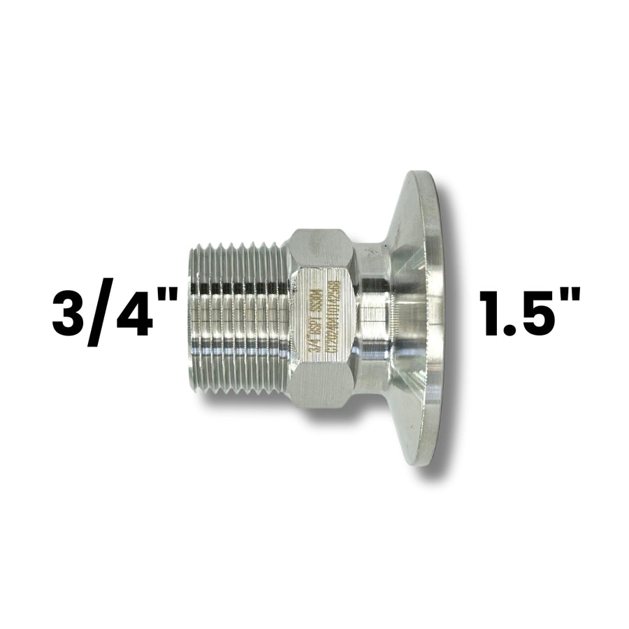 Adaptador Tri-Clamp 1.5