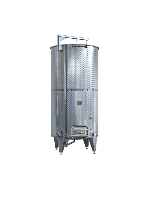 Tanque de acero inoxidable ALGOR - Capacidad Variable (FCPP) - Fondo Redondo para crianza y afinado de vino