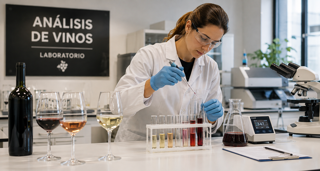 Análisis para vino