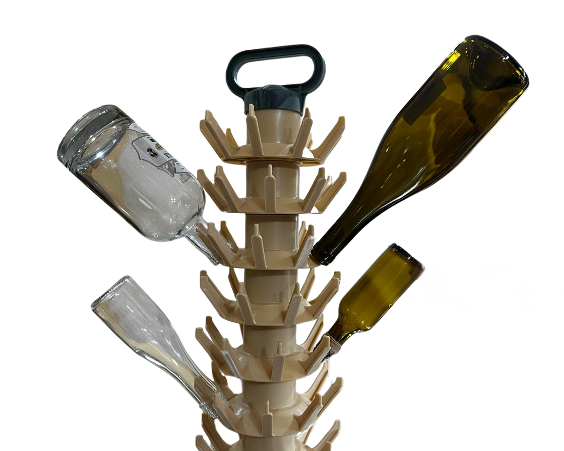 Escurridor para 81 Botellas de Vino, Cerveza y Destilados