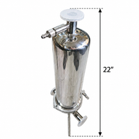 Filtro de microfiltración para embotellado housing para 1 filtro de 10" PN