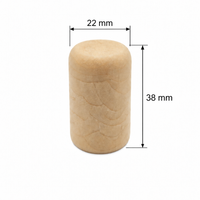 Tapón corcho sintético 22 x 38 mm 100 piezas