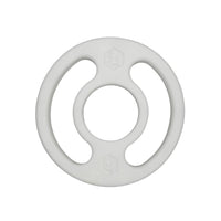 Detalle de Bumper protector para manguera de 1.5" – Protección de conexiones en bodega para conexiones sanitarias en bodega