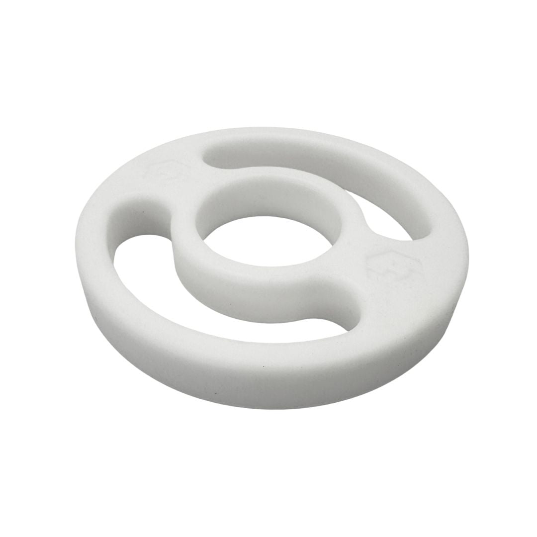 Detalle de Bumper protector para manguera de 1.5" – Protección de conexiones en bodega para conexiones sanitarias en bodega
