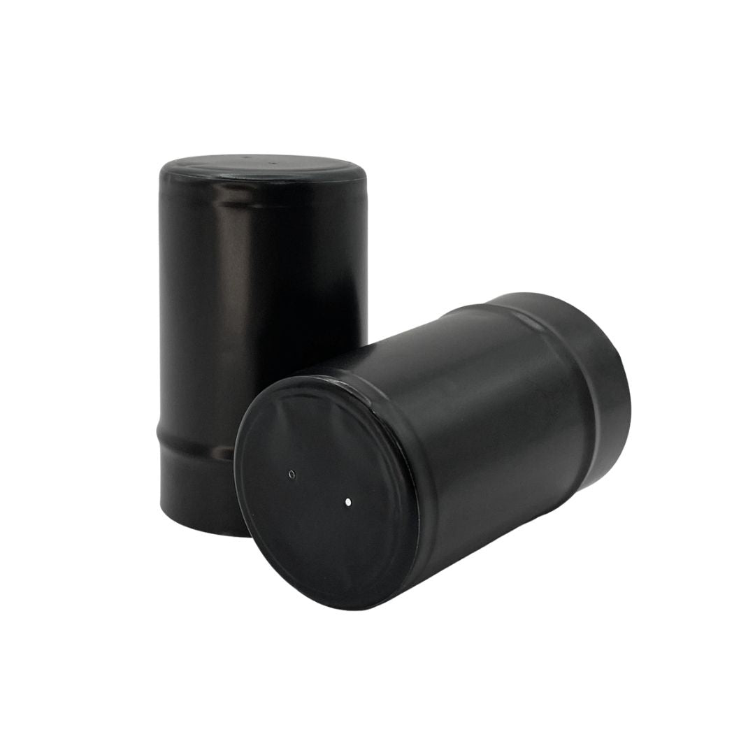 cápsula para botella de vino negro mate