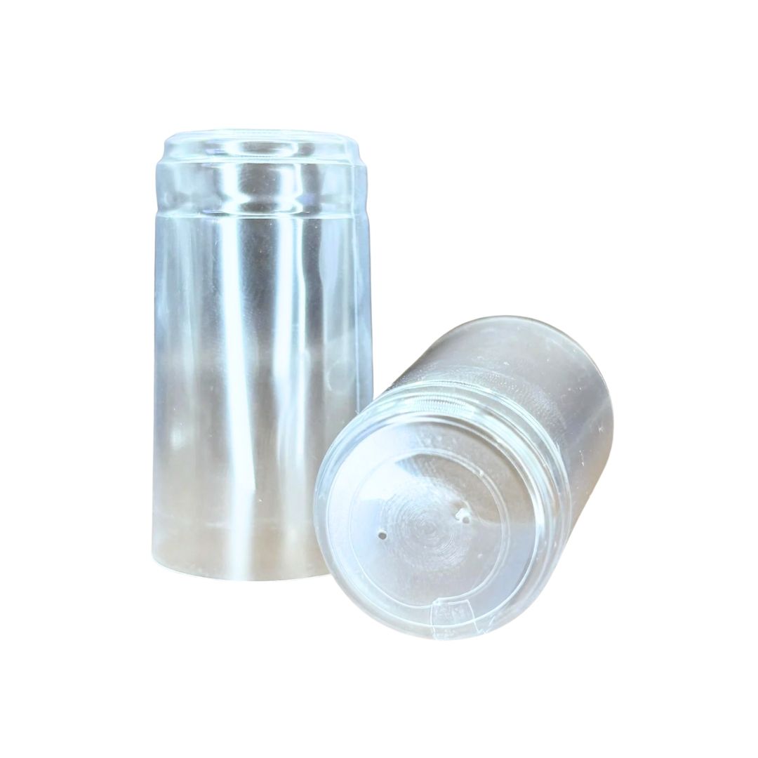 capsula para botella de vino transparente
