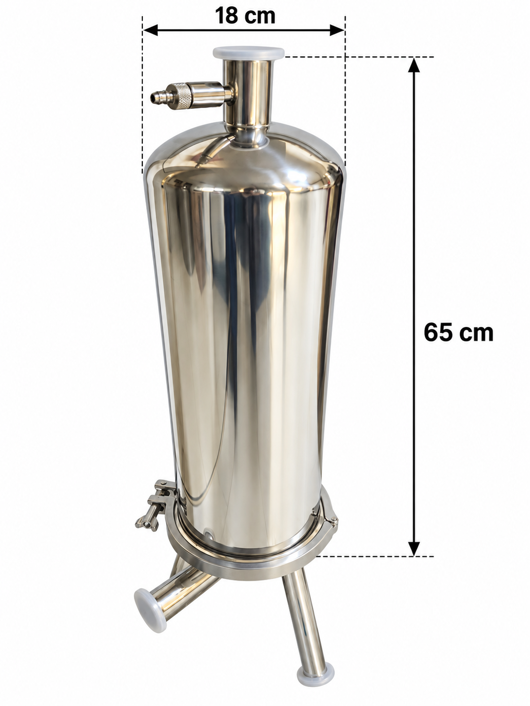 Filtro de microfiltración para embotellado housing para 2 filtros de 10" PN