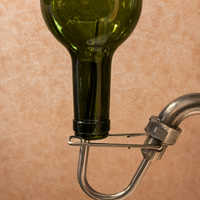 Detalle de Lavador de Botellas Metálico para Enjuague y Sanitizado para embotellado de vino