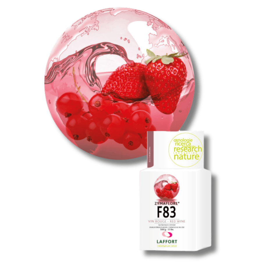 Levadura ZYMAFLORE F83 para fermentar vinos tintos mediterráneos - Hacer Vino