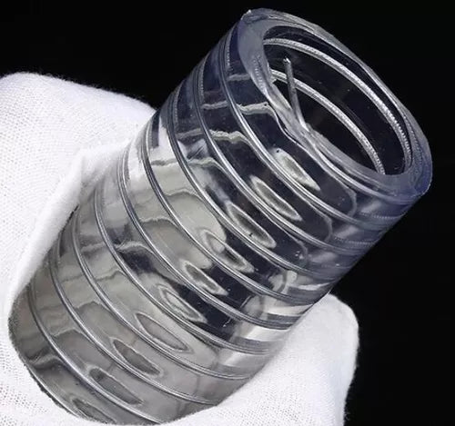 Manguera Transparente 8x11mm - 5 Metros Con 2 Abrazaderas, PVC Alimenticio Para Agua, Gas, Aceites Y Acuarios