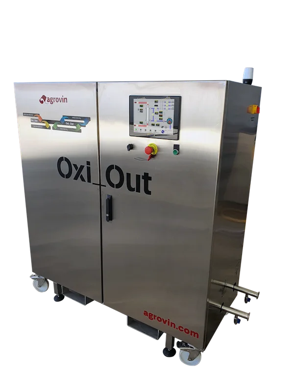 Sistema Gestión de Gases Disueltos en Vino | OxiOut de Agrovin para análisis y control del vino