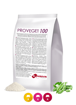 Proveget 100 clarificante vegetal de proteína de guisante Agrovin para mostos y vinos