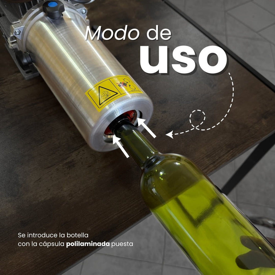 Servicio - Renta de encapsuladora para capsulas polilaminadas - Hacer Vino