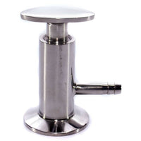 Válvula de muestreo Serie BSVW Triclamp 1.5" de acero inoxidable para conexiones sanitarias en bodega