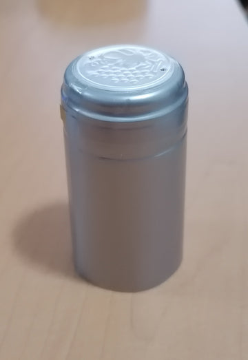Cápsula PVC Color Plata Mate 30x60mm - Amorim - Paquete 100 Pz