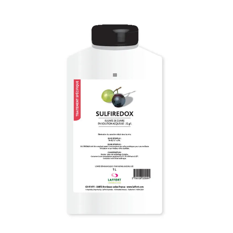 Sulfiredox (Sulfato de cobre)- 1l Bottle - Hacer Vino